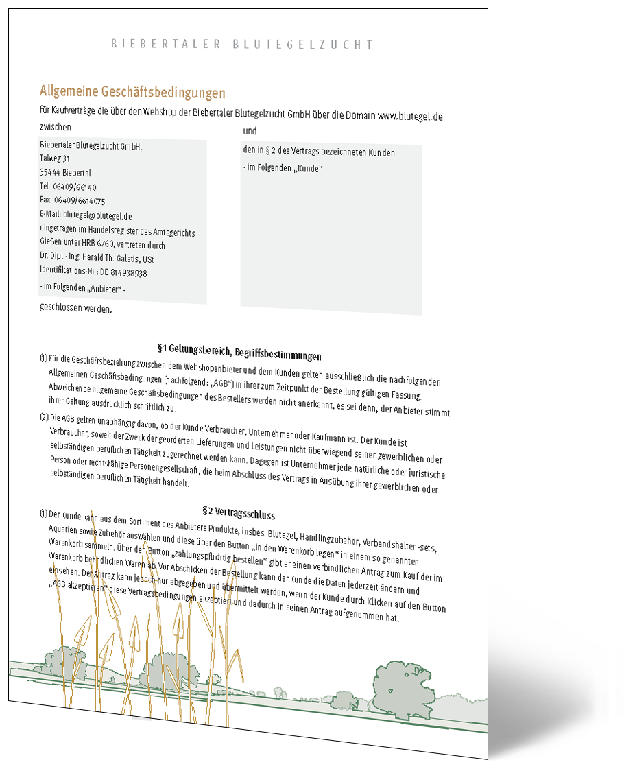 Termes et conditions générales